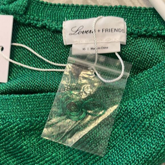 Lovers + Friends Wrap Up Sweater Dress in Kelly Green - Picture 16 of 17